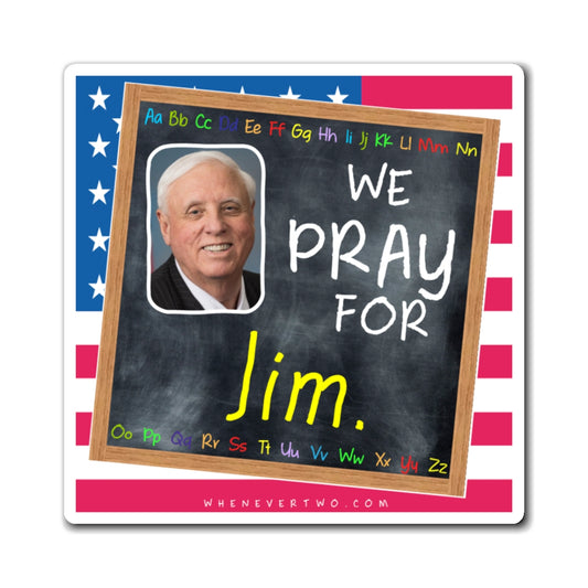 Jim Justice - Legislative Senator West Virginia - The Blackboard Magnet - 3'' - [238]