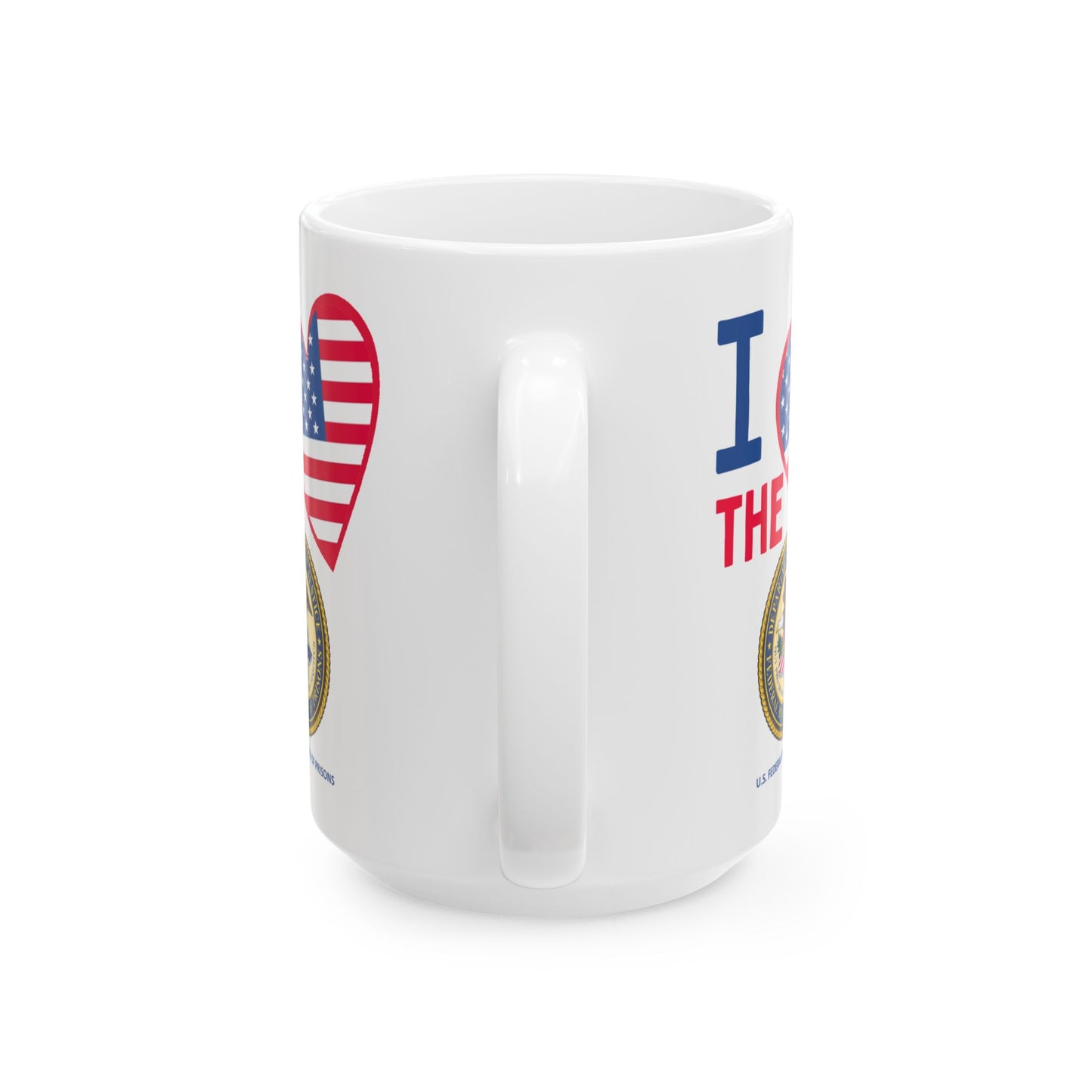 U.S. Federal Bureau of Prisons - Major Agencies - I Love - Mug - 15 oz