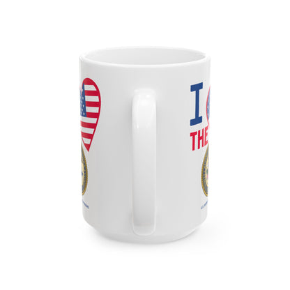 U.S. Federal Bureau of Prisons - Major Agencies - I Love - Mug - 15 oz