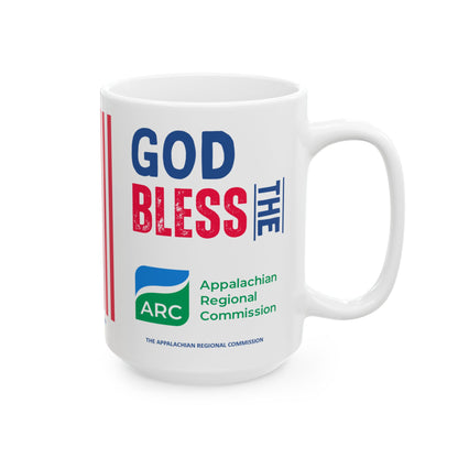 The Appalachian Regional Commission - Major Agencies - God Bless -  Mug - 15 oz