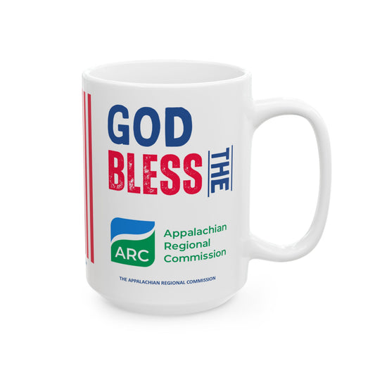 The Appalachian Regional Commission - Major Agencies - God Bless -  Mug - 15 oz
