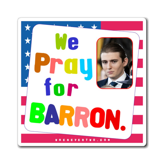 Barron Trump - We The People - Noah's Rainbow Magnet - 3'' - [302]