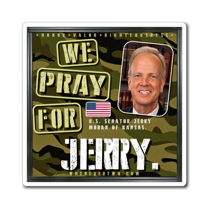 Jerry Moran - Legislative Senator Kansas - The Man Cave Magnet - 3'' - [247]