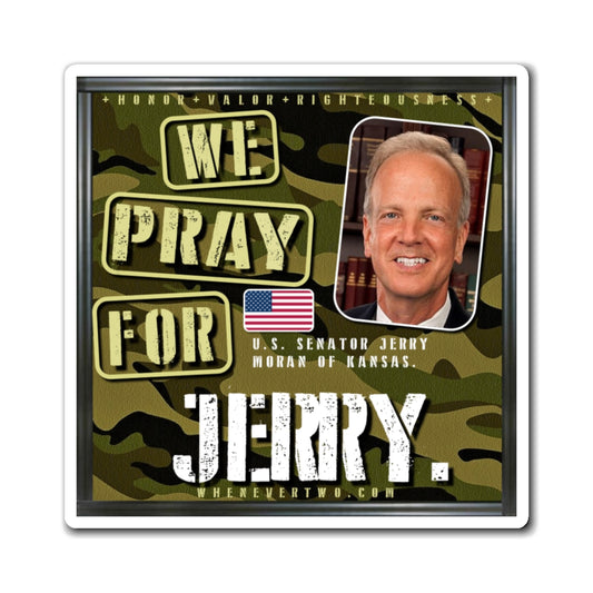 Jerry Moran - Legislative Senator Kansas - The Man Cave Magnet - 3'' - [247]
