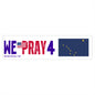 Alaska - We Pray - Bumper Sticker - Large