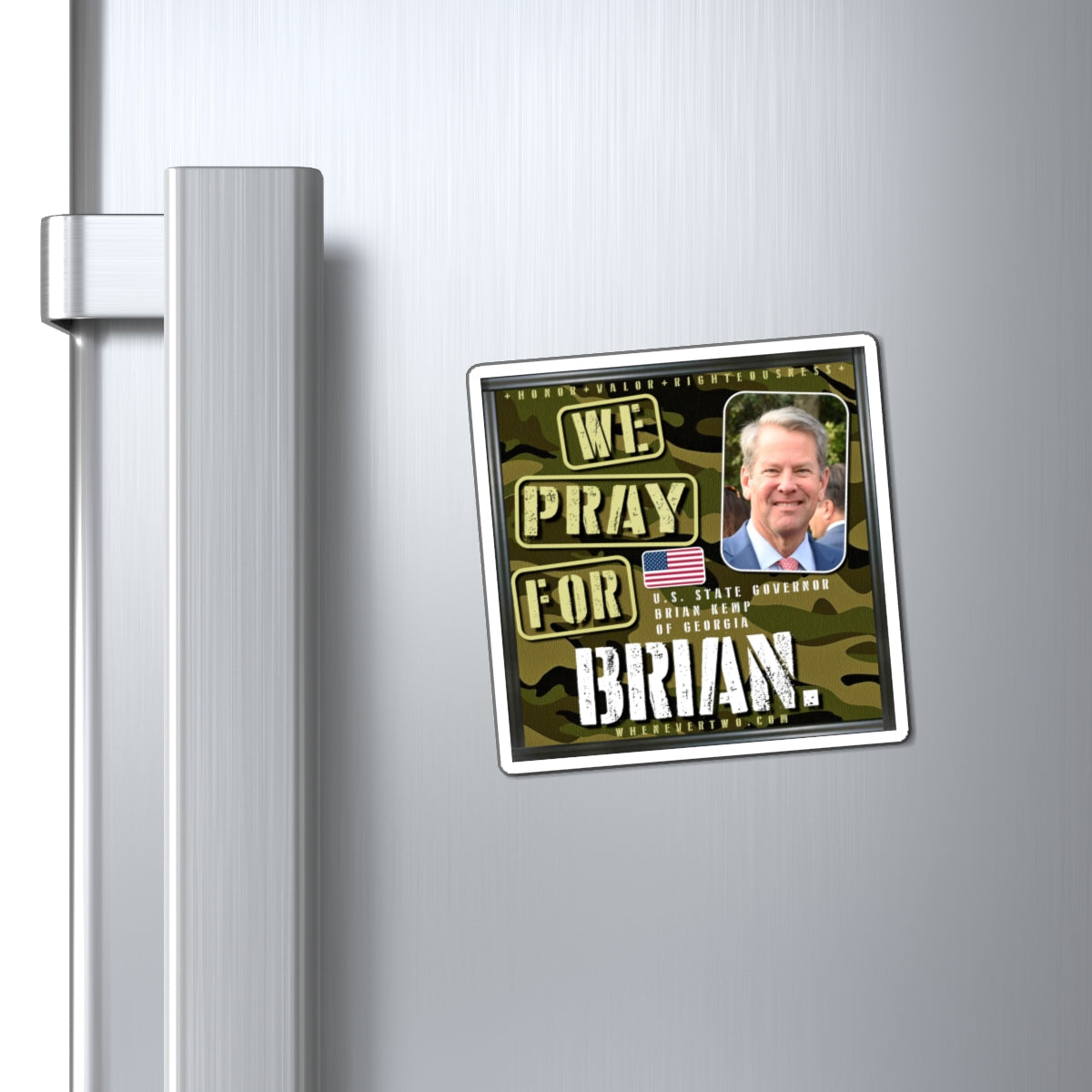 Brian Kemp - State Executive Governor Georgia - The Man Cave Magnet - 3'' - [278]