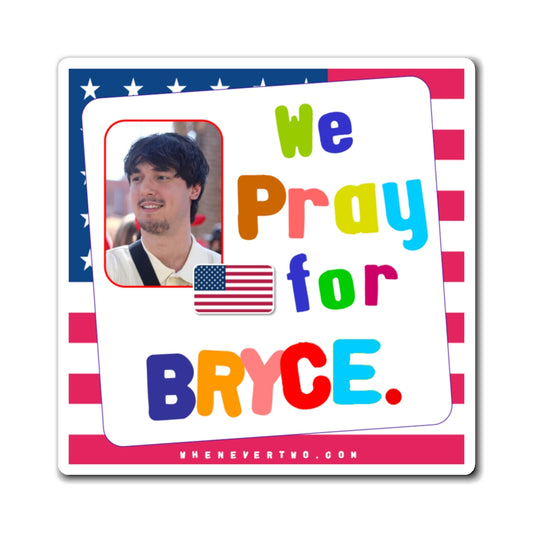 Bryce Hall - We The People - Noah's Rainbow Magnet - 3'' - [147]