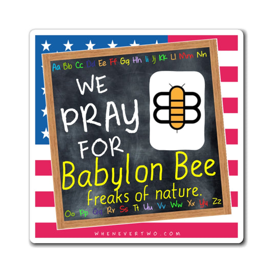 Babylon Bee - We The People - The Blackboard Magnet - 3'' - [208]