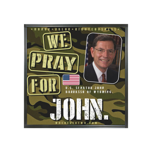John Barrasso - Legislative Senator Wyoming - The Man Cave Magnet - 3'' - [213]