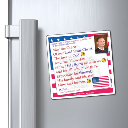 Samuel A. Alito, Jr. - Judiciary Supreme Court Associate Justice - The Benediction Blessing Magnet - 4'' - [138]