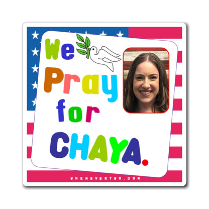 Chaya Raichik - We The People - Noah's Rainbow Magnet - 3'' - [264]