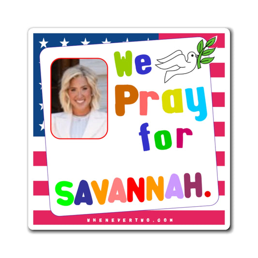 Savannah Chrisley - We The People - Noah's Rainbow Magnet - 3'' - [91]
