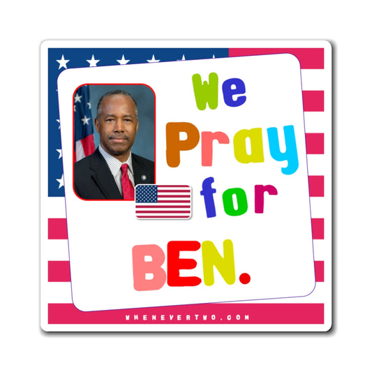 Ben Carson - We The People - Noah's Rainbow Magnet - 3'' - [6]