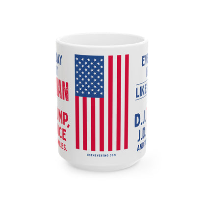 Donald John Trump. - JD Vance - I Pray - Mug - 15oz - [209]