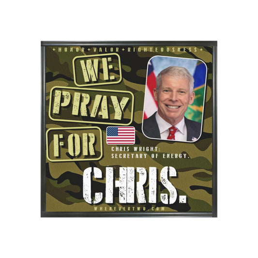 Chris Wright - Executive Cabinet Secretary of Energy - The Man Cave Magnet - 3'' - [125]
