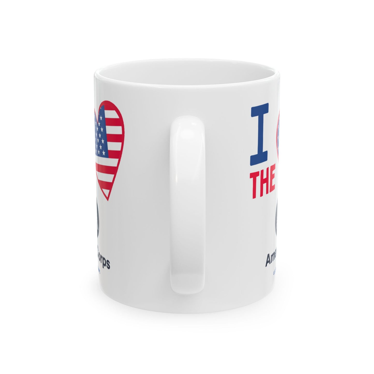 U.S. AmeriCorps - Major Agencies - I Love -  Mug - 11 oz