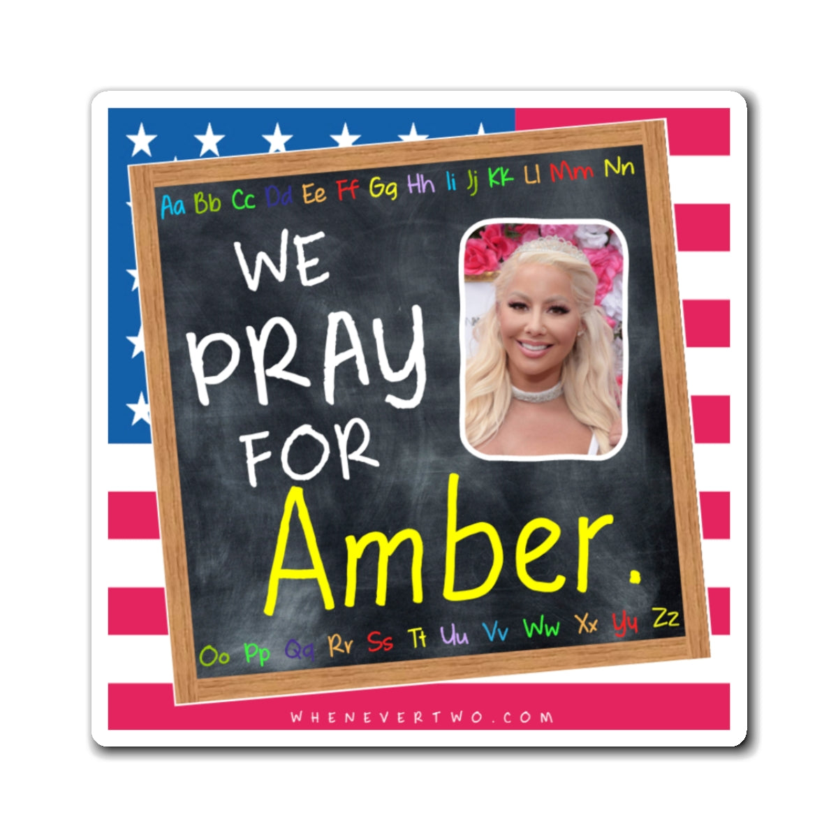 Amber Rose - We The People - The Blackboard Magnet - 3'' - [149]