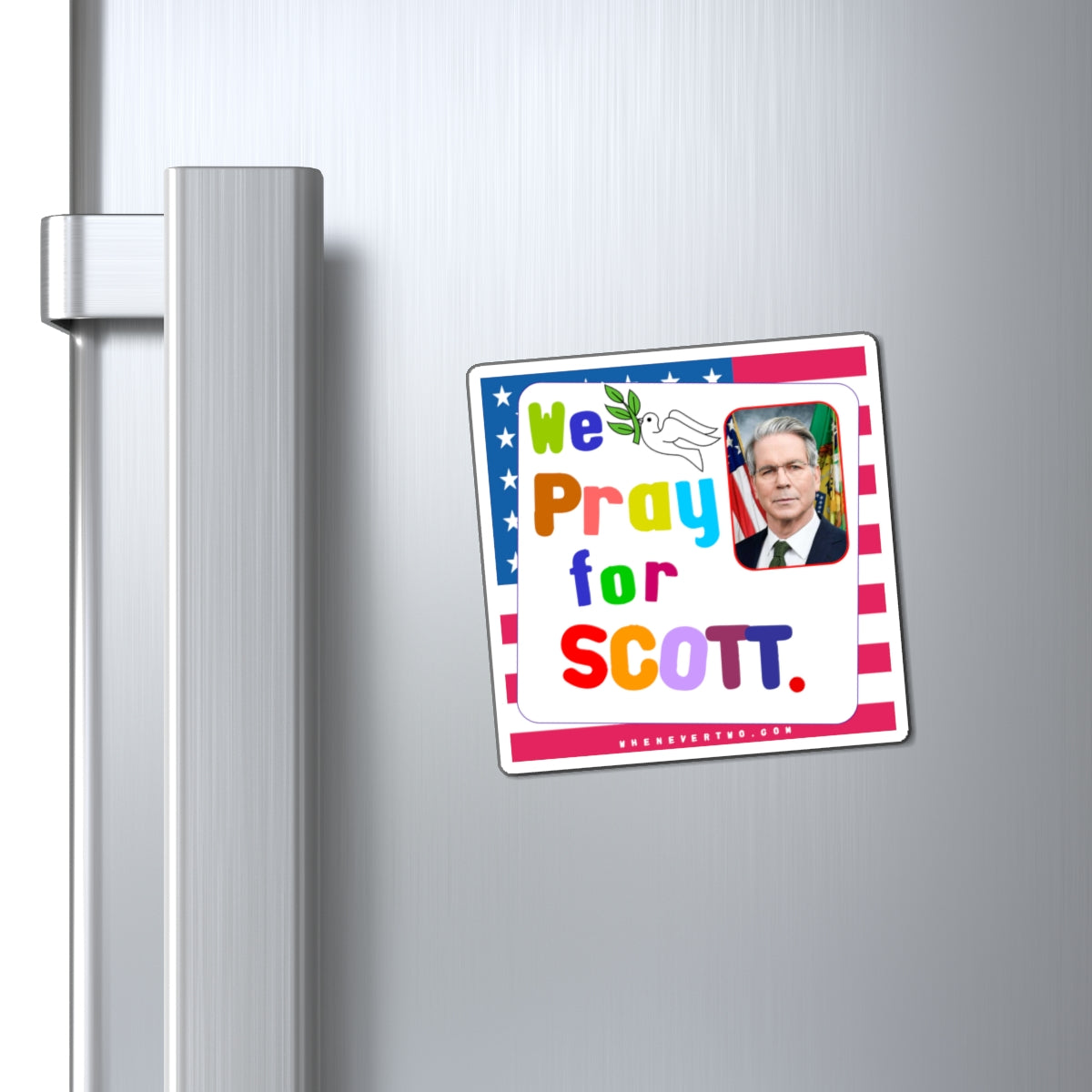 Scott Bessent - Executive Cabinet Secretary of the Treasury - Noah's Rainbow Magnet - 3'' - [117]