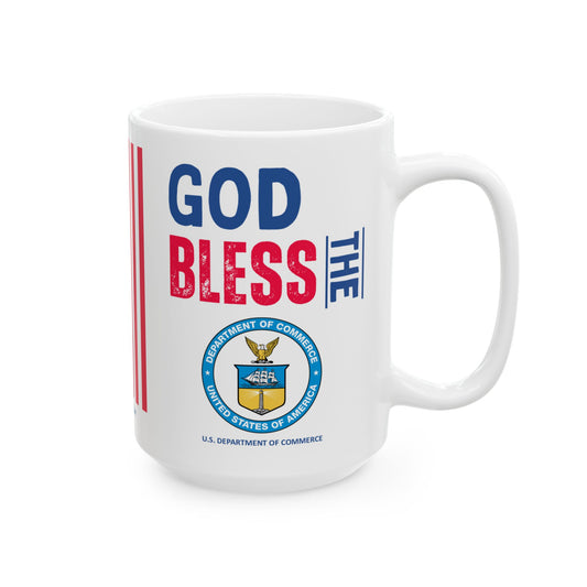 Commerce - Cabinet - God Bless -  Mug - 15 oz