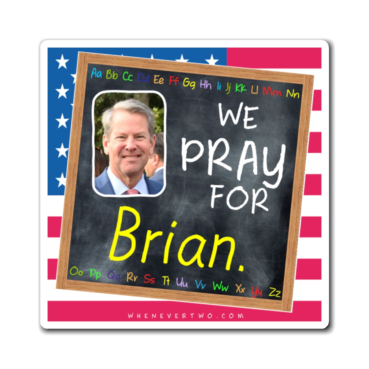 Brian Kemp - State Executive Governor Georgia - The Blackboard Magnet - 3'' - [278]