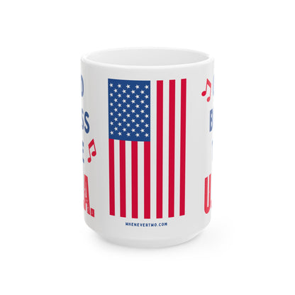 Donald John Trump. - Executive White House President of the United States of America - God Bless - Mug - 15oz - [209]