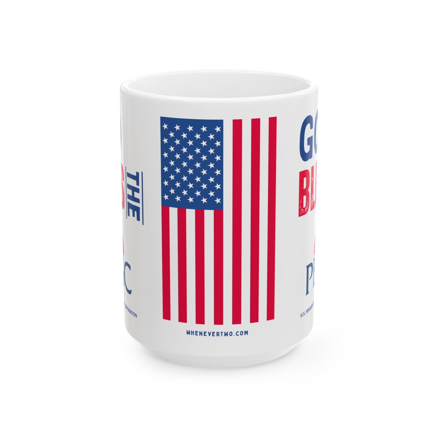 U.S. Pension Benefit Guaranty Corporation - Major Agencies - God Bless -  Mug - 15 oz