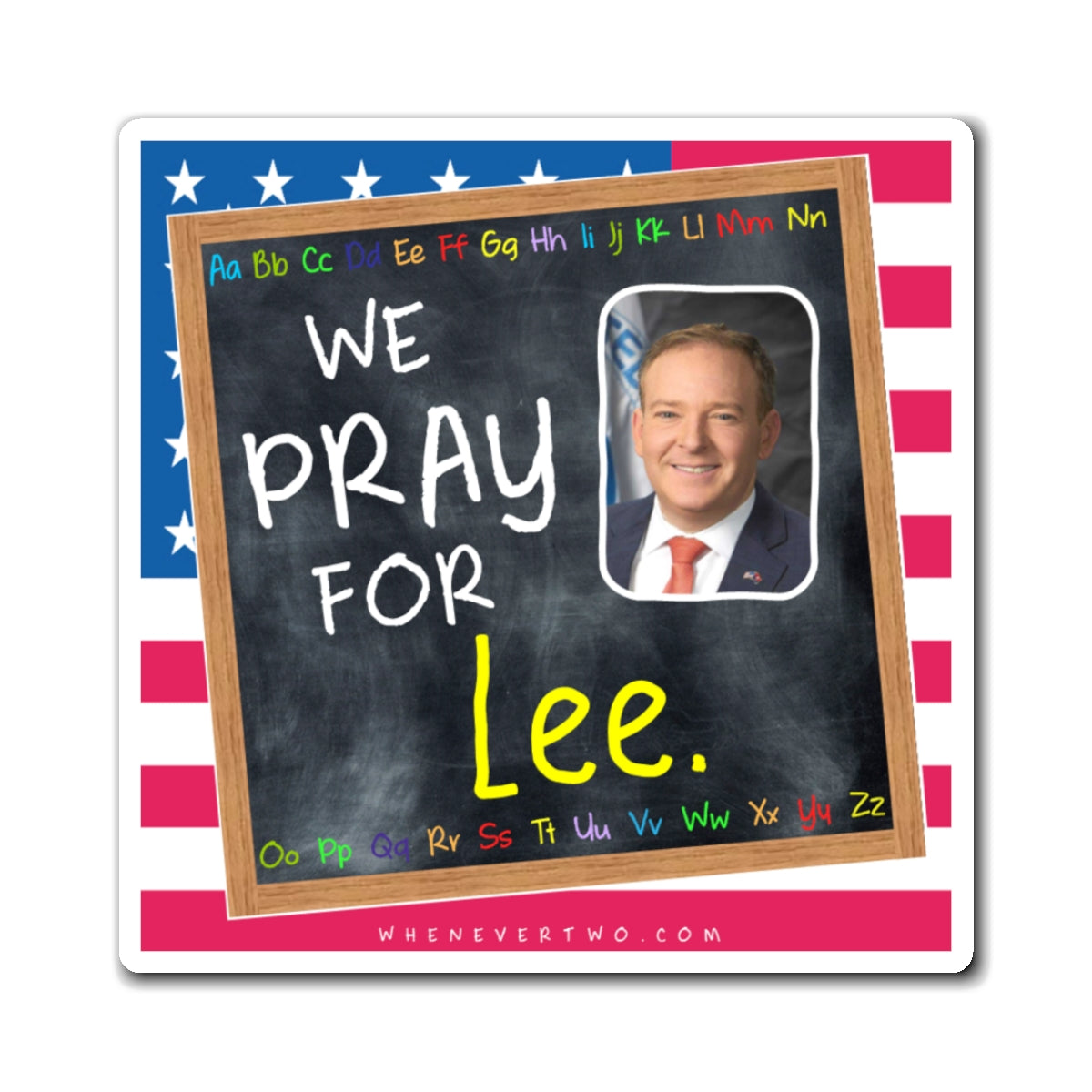 Lee Zeldin - Executive Cabinet Administrator of the Environmental Protection Agency - The Blackboard Magnet - 3'' - [129]