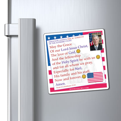Neil M. Gorsuch - Judiciary Supreme Court Associate Justice - The Benediction Blessing Magnet - 4'' - [139]