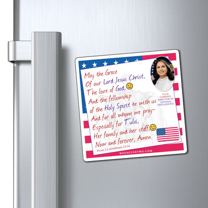 Tulsi Gabbard - Executive Cabinet Director of National Intelligence - The Benediction Blessing Magnet - 4'' - [131]