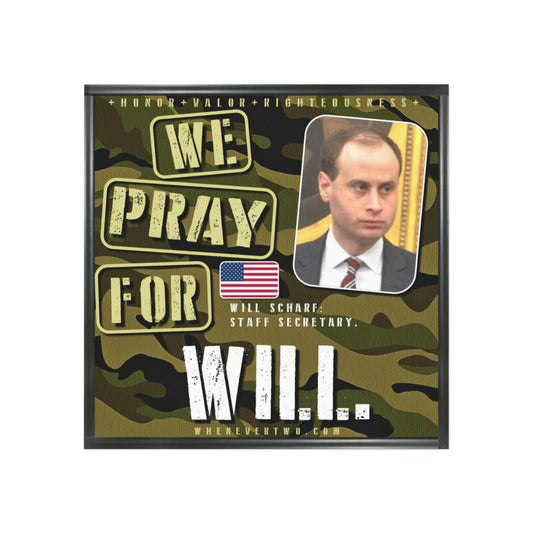 Will Scharf - Executive White House Staff Secretary - The Man Cave Magnet - 3'' - [271]