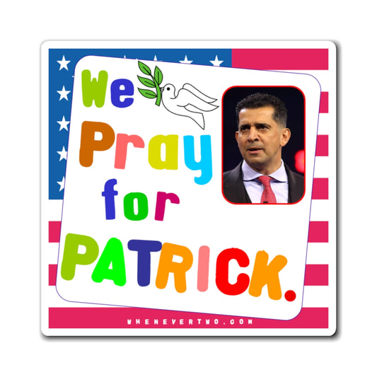 Patrick Bet-David - We The People - Noah's Rainbow Magnet - 3'' - [79]