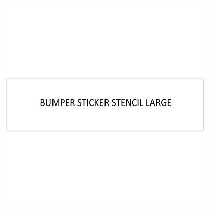 AAA MASTER Bumper Stickers Large