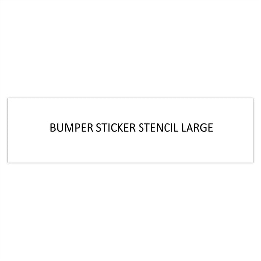 AAA MASTER Bumper Stickers Large
