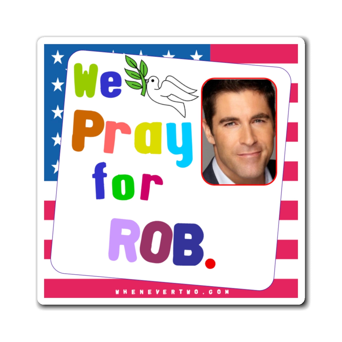 Rob Schmitt - We The People - Noah's Rainbow Magnet - 3'' - [86]