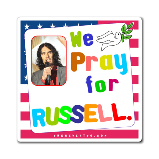 Russell Brand - We The People - Noah's Rainbow Magnet - 3'' - [89]
