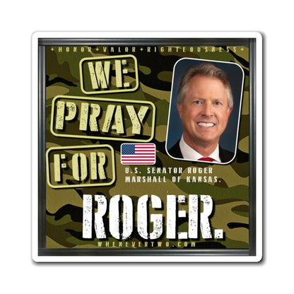 Roger Marshall - Legislative Senator Kansas - The Man Cave Magnet - 3'' - [243]