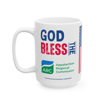 The Appalachian Regional Commission - Major Agencies - God Bless -  Mug - 15 oz