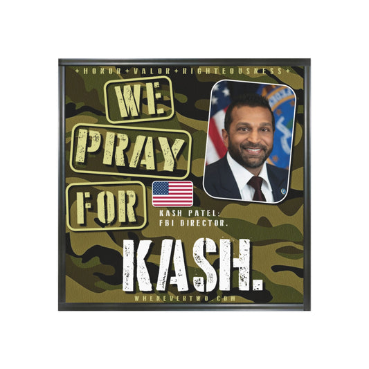 Kash Patel - Executive Cabinet FBI Director - The Man Cave Magnet - 3'' - [110]