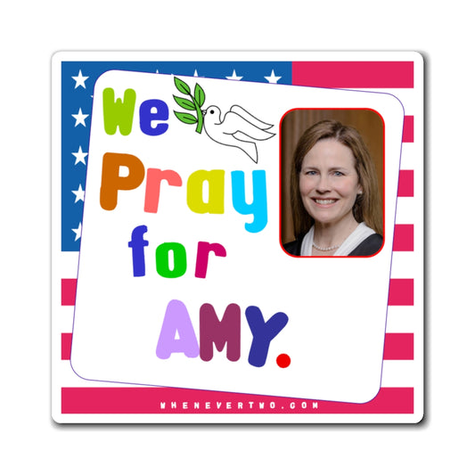 Amy Coney Barrett - Judiciary Supreme Court Associate Justice - Noah's Rainbow Magnet - 3'' - [141]