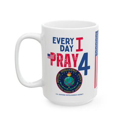 U.S. Defense Intelligence Agency - Major Agencies - I Pray - Mug - 15 oz
