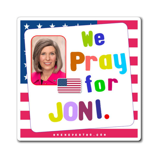Joni Ernst - Legislative Senator Iowa - Noah's Rainbow Magnet - 3'' - [228]