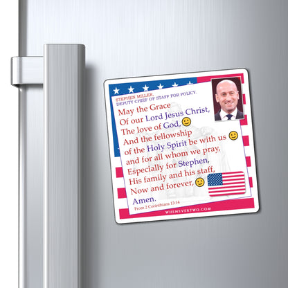 Stephen Miller - Executive White House Deputy Chief of Staff For Policy - The Benediction Blessing Magnet - 4'' - [269]