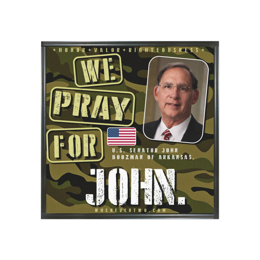 John Boozman - Legislative Senator Arkansas - The Man Cave Magnet - 3'' - [215]