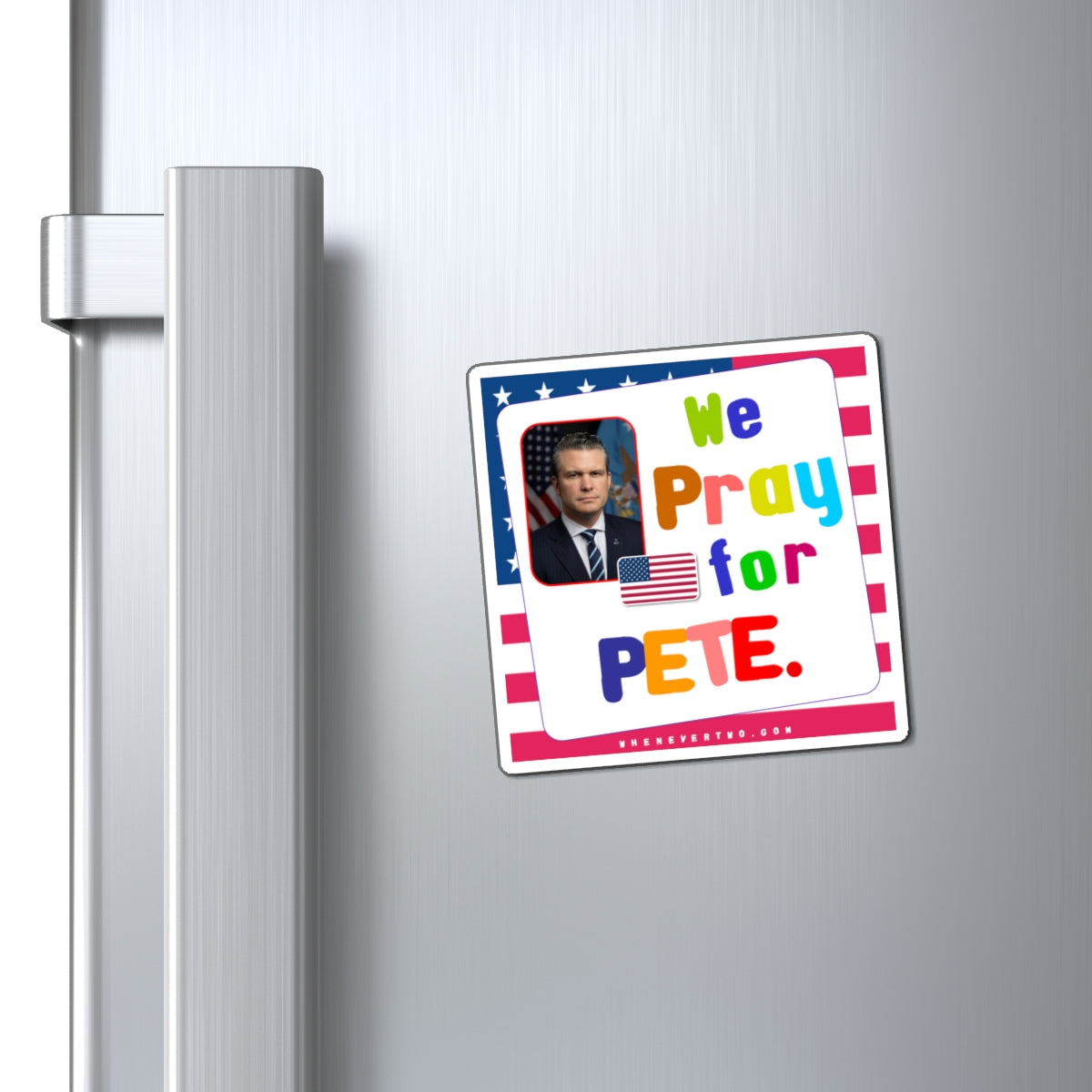 Pete Hegseth - Executive Cabinet Secretary of Defense - Noah's Rainbow Magnet - 3'' - [81]
