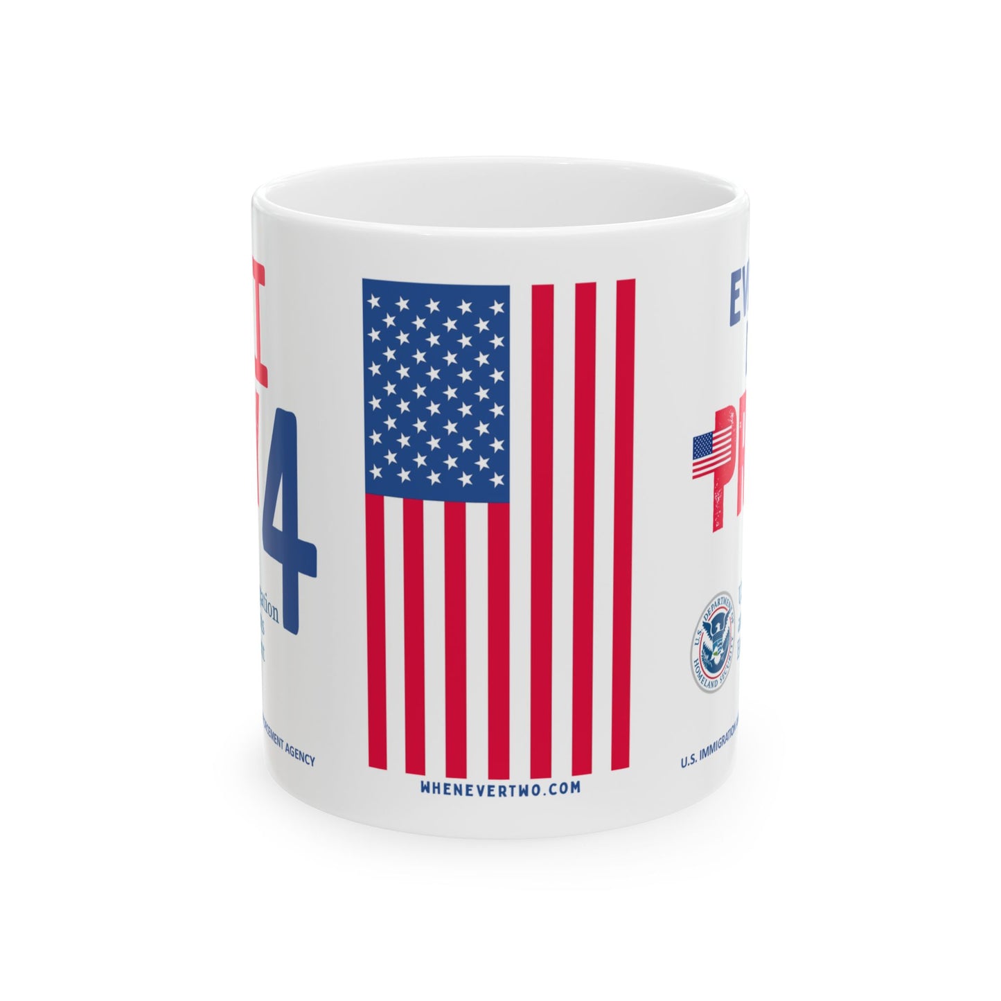 U.S. Immigration and Customs Enforcement Agency - Major Agencies - I Pray - Mug - 11 oz