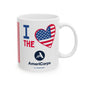 U.S. AmeriCorps - Major Agencies - I Love -  Mug - 11 oz