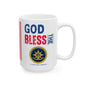 U.S. Intelligence Community - Major Agencies - God Bless - Mug - 15 oz
