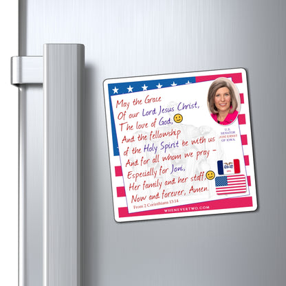 Joni Ernst - Legislative Senator Iowa - The Benediction Blessing Magnet - 4'' - [228]