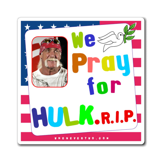Hulk Hogan - We The People - Noah's Rainbow Magnet - 3'' - [44]