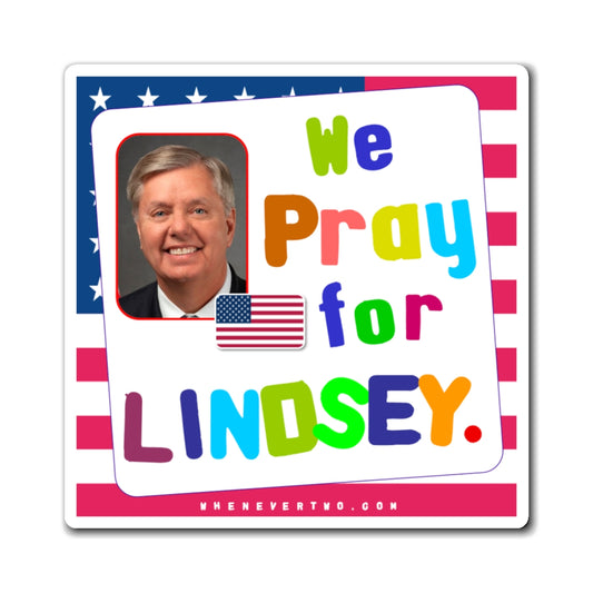 Lindsey Graham - Legislative Senator South Carolina - Noah's Rainbow Magnet - 3'' - [230]